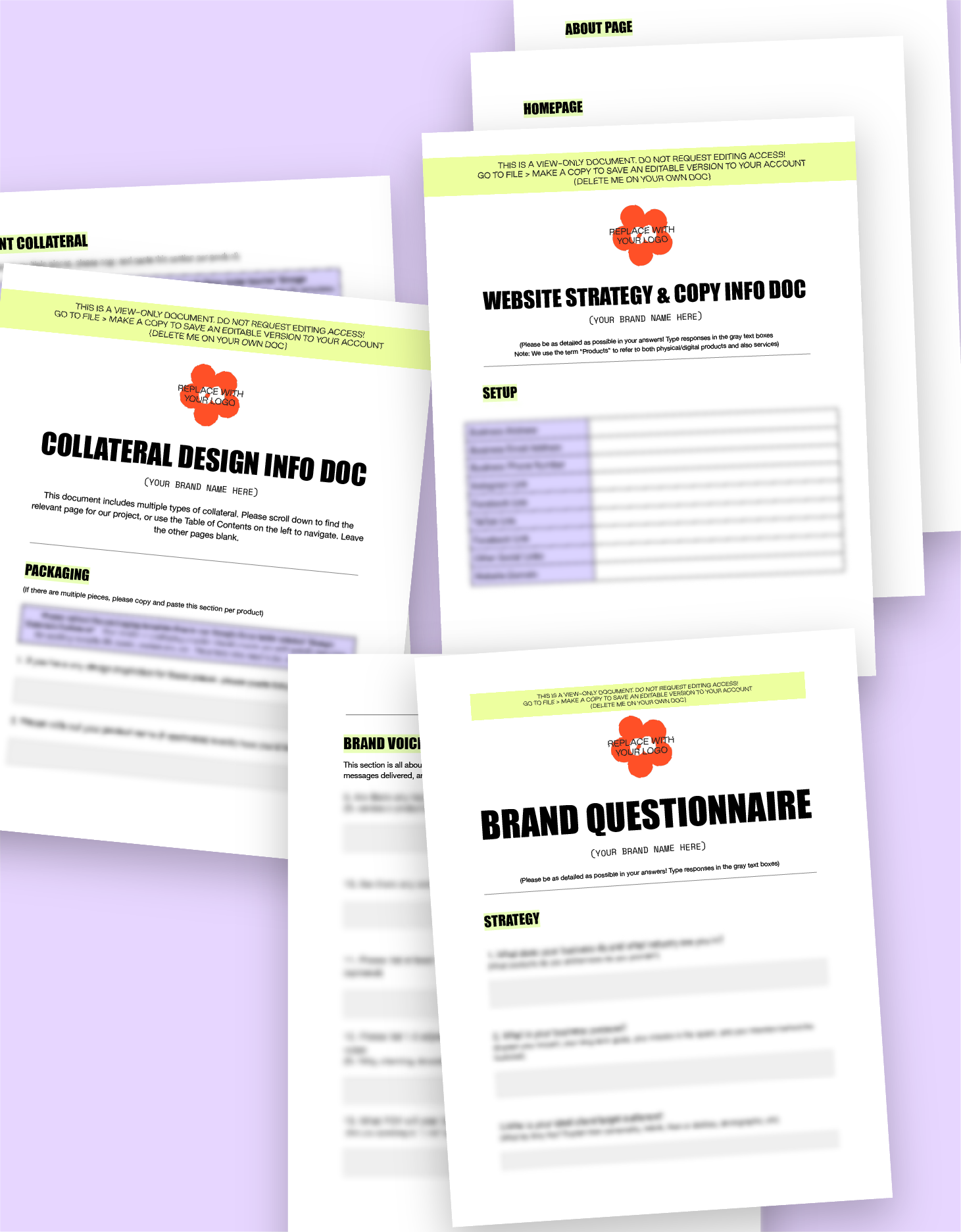 The Design Questionnaire Bundle